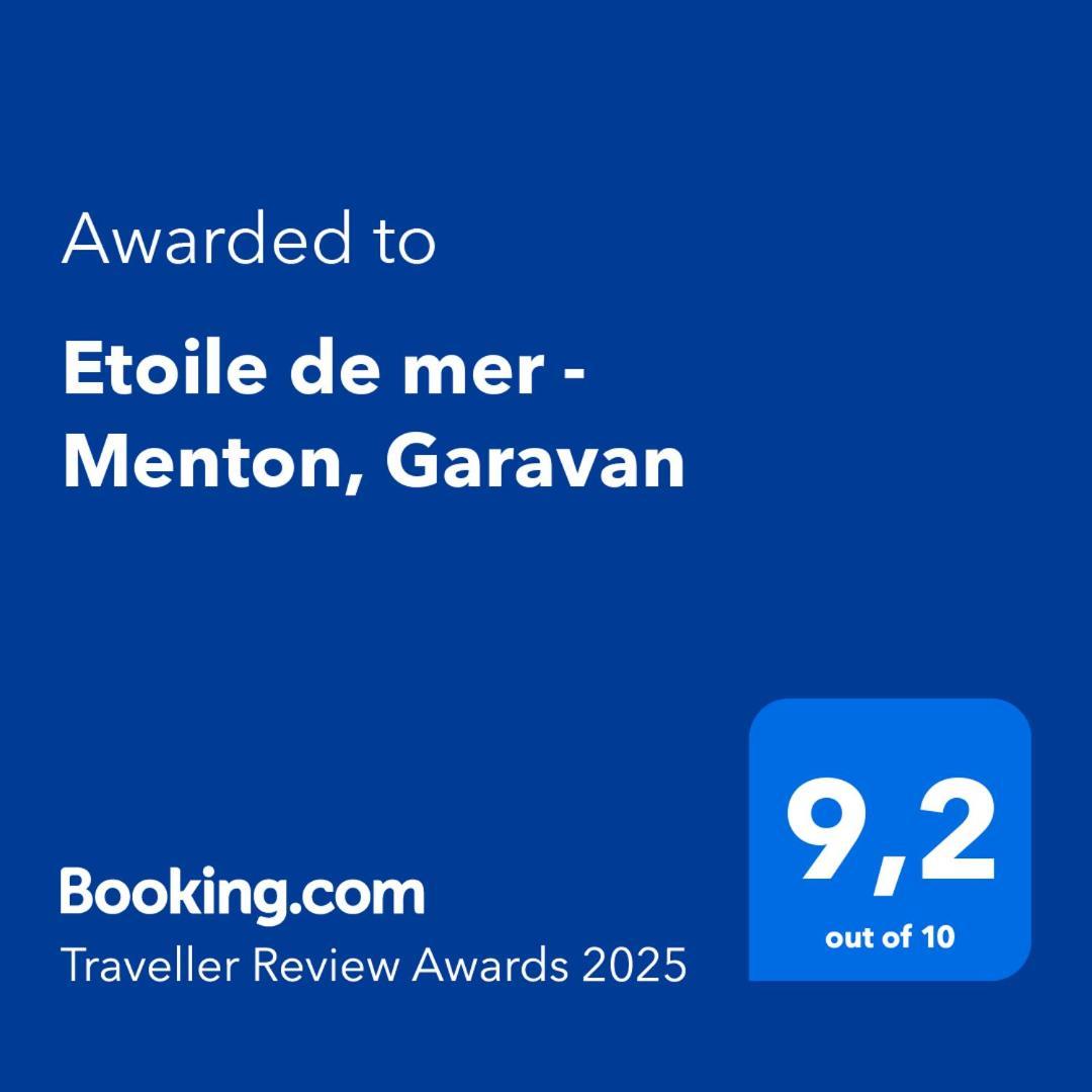 Etoile De Mer - Menton, Garavan Exterior foto